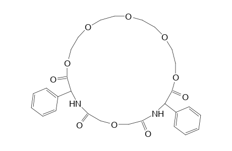 3,11-diphenyl-1,7,13,16,19,22-hexaoxa-4,10-diazacyclotetracosane-2,5,9,12-tetrone