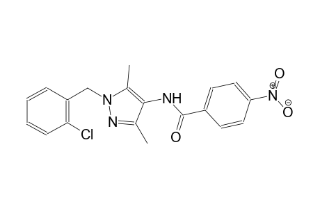 N-[1-(2-chlorobenzyl)-3,5-dimethyl-1H-pyrazol-4-yl]-4-nitrobenzamide