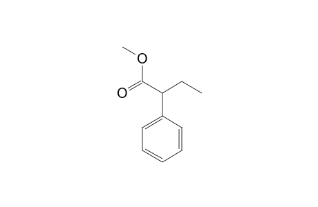 Benzeneacetic acid, .alpha.-ethyl-, methyl ester