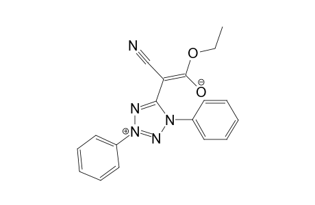 (E)-2-cyano-2-(1,3-diphenyl-1,2,3,4-tetrazol-1-ium-5-yl)-1-ethoxy-ethenolate