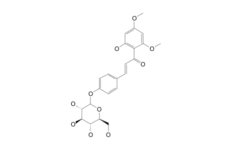 4-GLUCOPYRANOSYL-2'-HYDROXY-4',6'-DIMETHOXY-CHALCONE