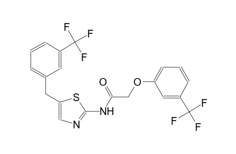 N-{5-[3-(trifluoromethyl)benzyl]-1,3-thiazol-2-yl}-2-[3-(trifluoromethyl)phenoxy]acetamide