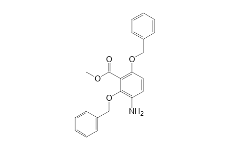 Benzoic acid, 3-amino-2,6-bis(phenylmethoxy)-, methyl ester