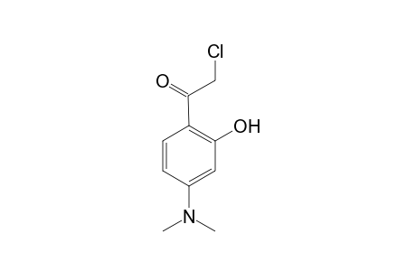 .omega.-Chloro-2-hydroxy-4-(N,N-dimethylamino)acetophenone