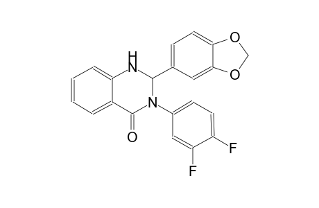 4(1H)-quinazolinone, 2-(1,3-benzodioxol-5-yl)-3-(3,4-difluorophenyl)-2,3-dihydro-