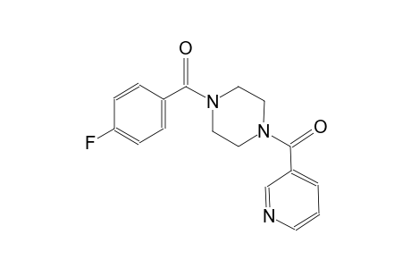 1-(4-fluorobenzoyl)-4-(3-pyridinylcarbonyl)piperazine