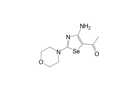 5-Acetyl-4-amino-2-(4-morpholinyl)-1,3-selenazole