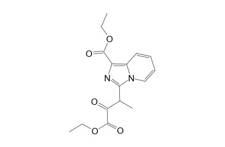 Ethyl 3-(1'-ethoxycarbonyl)imidazo[1,5-a](pyrid-3'-yl)-2-oxobutanoate