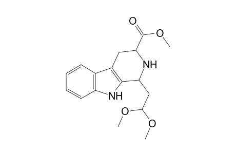 Methyl (1S,3S and 1R,3S)-1-(2,2-dimethoxyethyl)-1,2,3,4-tetrahydrocarboline-3-carboxylate