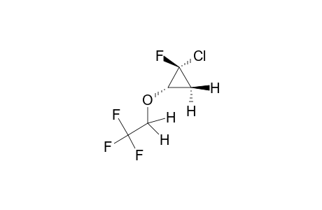 1-CHLORO-1-FLUORO-2-(2,2,2-TRIFLUOROETHOXY)-CYCLOPROPANE;COMPUND-#D5