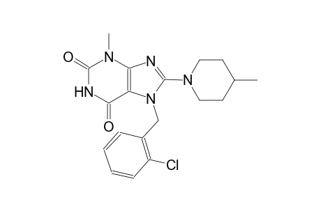 7-(2-chlorobenzyl)-3-methyl-8-(4-methyl-1-piperidinyl)-3,7-dihydro-1H-purine-2,6-dione