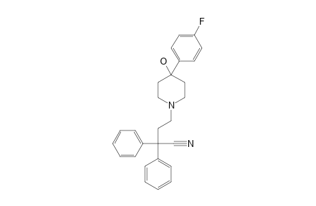 4-[4-(4-Fluorophenyl)-4-hydroxy-piperidin-1-yl]-2,2-diphenyl-butane-nitrile