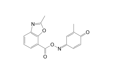 2,5-Cyclohexadien-1-one, 2-methyl-4-[[[(2-methyl-1,3-benzoxazol-7-yl)carbonyl]oxy]imino]-