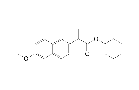 2-(6-Methoxy-2-naphthalenyl)propanoic acid cyclohexyl ester