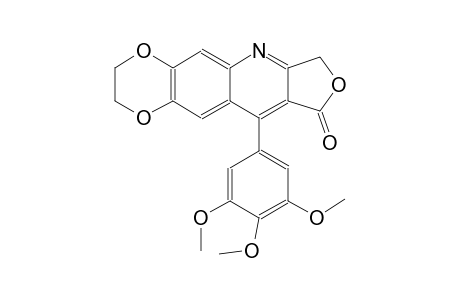 10-(3,4,5-Trimethoxyphenyl)-2,3-dihydro[1,4]dioxino[2,3-g]furo[3,4-b]quinolin-9(7H)-one