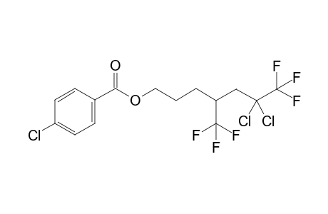 6,6-Dichloro-7,7,7-trifluoro-4-(trifluoromethyl)heptyl 4-chlorobenzoate
