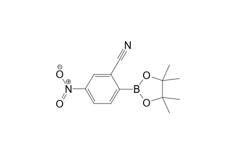 5-Nitro-2-(4,4,5,5-tetramethyl-1,3,2-dioxaborolan-2-yl)-benzonitrile