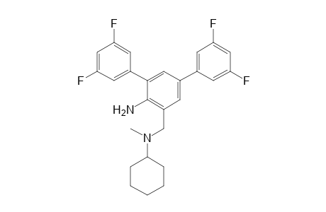 2-{[Cyclohexyl(methyl)amino]methyl}-4,6-bis(3,5-difluorophenyl)aniline