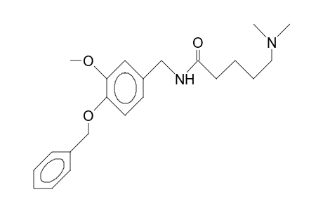 N-(4-Benzyloxy-3-methoxy-benzyl)-5-dimethylamino-pentanamide