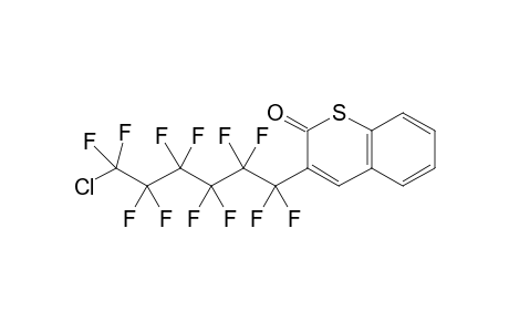 3-(6-Chloro-1,1,2,2,3,3,4,4,5,5,6,6-dodecafluoro-hexyl)thiochromen-2-one