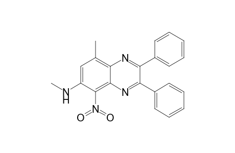 6-Methylamino-8-methyl-5-nitro-2,3-diphenylquinoxaline