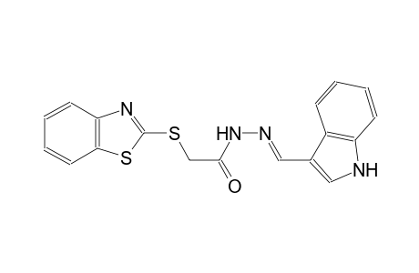 2-(1,3-benzothiazol-2-ylsulfanyl)-N'-[(E)-1H-indol-3-ylmethylidene]acetohydrazide