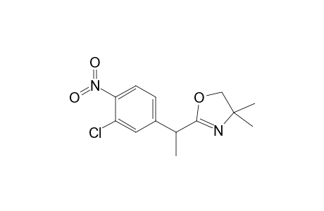 2-[1-(3-chloranyl-4-nitro-phenyl)ethyl]-4,4-dimethyl-5H-1,3-oxazole
