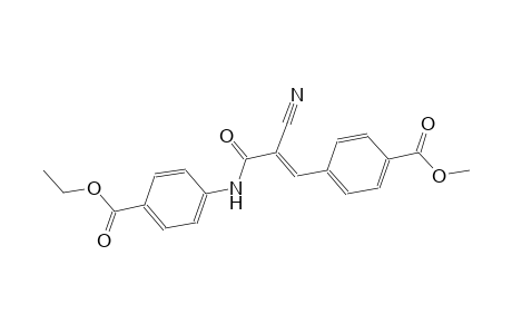 ethyl 4-({(2E)-2-cyano-3-[4-(methoxycarbonyl)phenyl]-2-propenoyl}amino)benzoate