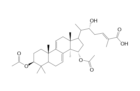 3.beta.,15.alpha.-Diacetoxy-22.alpha.-hydroxylanosta-7,9(11),24-trien-26-oic Acid
