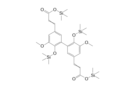 trimethylsilyl 3-[3-methoxy-5-[3-methoxy-5-(3-oxo-3-trimethylsilyloxy-prop-1-enyl)-2-trimethylsilyloxy-phenyl]-4-trimethylsilyloxy-phenyl]prop-2-enoate