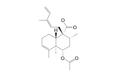 HETEROSCYPHIC-ACID-B;(12Z)-6-ACETOXY-5,10-TRANS-CLERODA-3,12,14-TRIEN-20-OIC-ACID