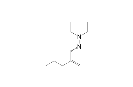 Diethylhydrazone .alpha.-propylacrylaldehyde