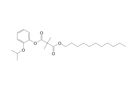 Dimethylmalonic acid, 2-isopropoxyphenyl undecyl ester