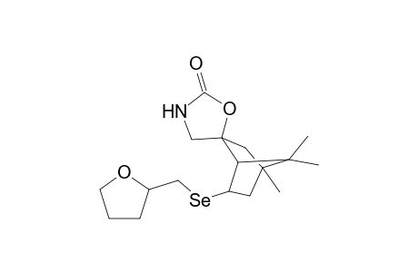 2-(spiro[Oxazolidin-2-one-[5,5']-1',7',7'-trimethylbicyclo[2.2.1]heptane-3'-yl]selenamethyl)tetrahydrofuran