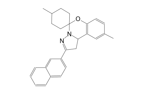 4',9-dimethyl-2-(naphthalen-2-yl)-1,10b-dihydrospiro[benzo[e]pyrazolo[1,5-c][1,3]oxazine-5,1'-cyclohexane]