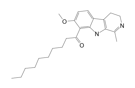 12-DECANOYL-11-METHOXY-3-METHYL-5,6-DIHYDRO-BETA-CARBOLINE