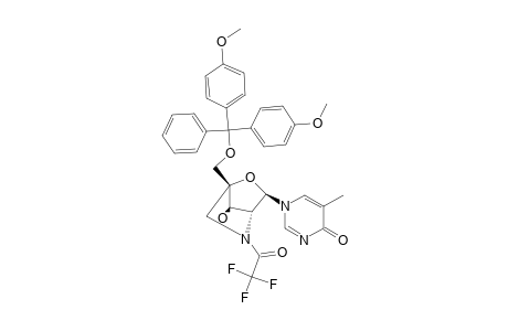 (1R,3R,4R,7R)-1-(4,4'-DIMETHOXYTRITYLOXYMETHYL)-7-HYDROXY-3-(THYMIN-1-YL)-5-(TRIFLUOROACETYL)-2-OXA-5-AZABICYCLO-[2.2.1]-HEPTANE
