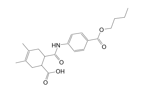 benzoic acid, 4-[[(6-carboxy-3,4-dimethyl-3-cyclohexen-1-yl)carbonyl]amino]-, butyl ester