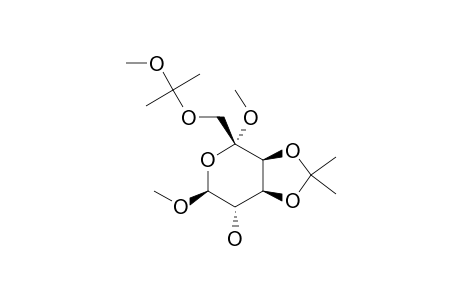 METHYL-3,4-O-ISOPROPYLIDENE-5-C-METHOXY-6-O-(1-METHOXY-1-METHYL-ETHYL)-BETA-D-GALACTOPYRANOSIDE