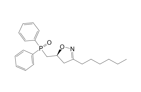 5-Diphenylphosphinoylmethyl-3-hexyl-4,5-dihydroisoxazole