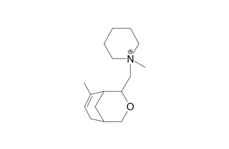 1-Methyl-1-[(6-methyl-3-oxabicyclo[3.3.1]non-6-en-4-yl)methyl]piperidin-1-ium