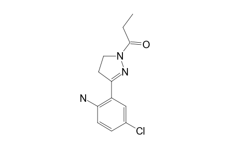 1-ETHYLCARBONYL-3-(2-AMINO-5-CHLOROPHENYL)-4,5-DIHYDRO-1H-PYRAZOLE