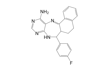 12-Amino-7-(4-fluorophenyl)-6,6a,7,8-tetrahydro-5H-naphtho[1,2-e]pyrimido[4,5-b][1,4]diazepine