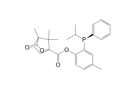 2-[Isopropyl(phenyl)phosphanyl]-4-methylphenyl (S)-camphanoate