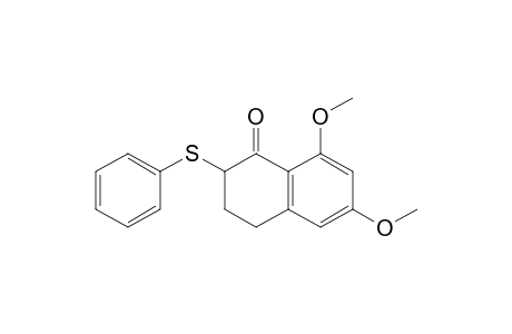6,8-DIMETHOXY-2-PHENYLTHIO-TETRALONE