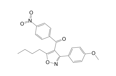 [5-n-Butyl-3-(4-methoxyphenyl)isoxazol-4-yl](4-nitrophenyl)methanone