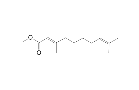 2,8-Decadienoic acid, 3,5,9-trimethyl-, methyl ester, (E)-