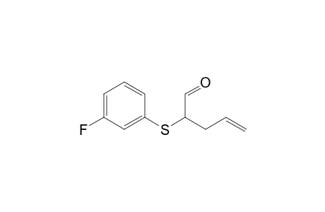 2-(3-fluorophenyl)sulfanylpent-4-enal