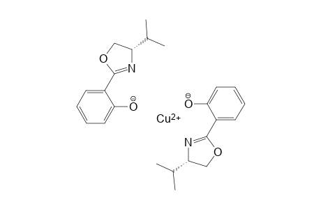 Bis[(4S)-4,5-dihydro-4-isopropyl-(2-2'-oxidophenyl-kappaO)oxazole-kappaN]copper(II)