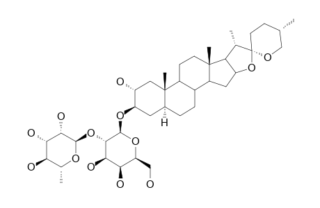 GITOGENIN-3-O-[O-ALPHA-L-RHAMNOPYRANOSYL-(1->2)-BETA-D-GALACTOPYRANOSIDE]